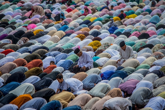 Potret Jemaah Muhammadiyah di Berbagai Daerah Gelar Salat Idulfitri 1444 H