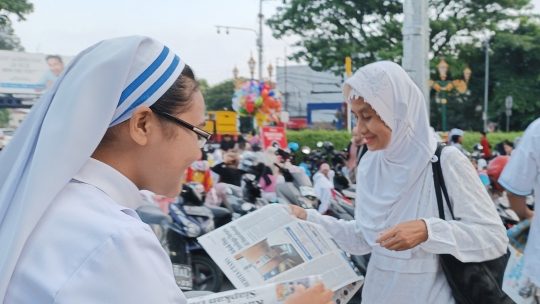 Indahnya Toleransi, Gereja di Malang Sediakan Halaman untuk Salat Idulfitri