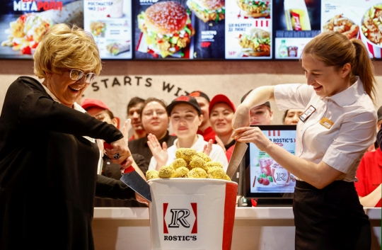 Rusia Hadirkan Kembali Restoran "KFC" dengan Wajah Baru