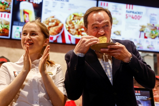 Rusia Hadirkan Kembali Restoran "KFC" dengan Wajah Baru