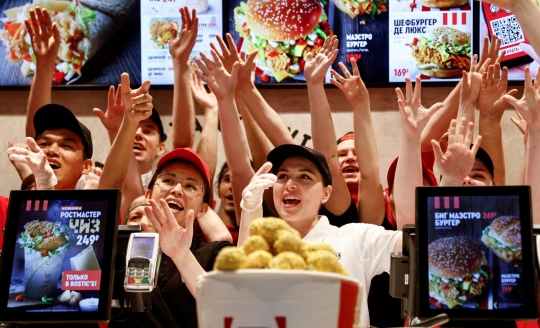 Rusia Hadirkan Kembali Restoran "KFC" dengan Wajah Baru