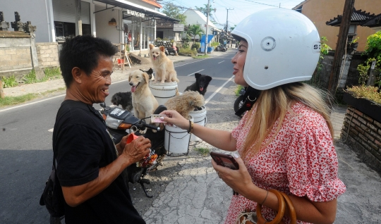 Kisah I Ketut Lelut dengan Anjing-Anjingnya Keliling Jalan Memburu Limbah Restoran