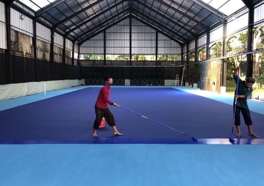 Potret Lapangan Tenis Pribadi Milik Raffi Ahmad yang Jadi Sorotan, Keren Banget