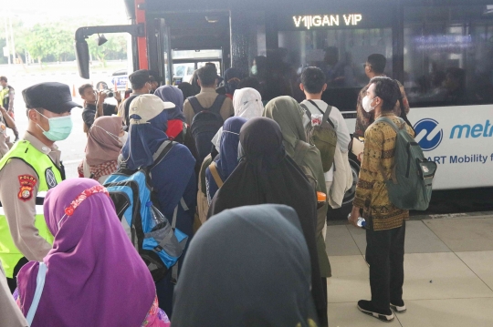 Evakuasi 385 WNI dari Sudan Tiba di Bandara Soekarno-Hatta