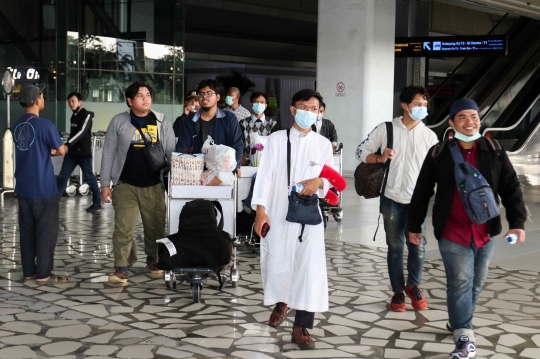 Evakuasi 385 WNI dari Sudan Tiba di Bandara Soekarno-Hatta