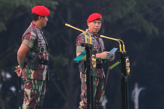 Sertijab Mayjen TNI Deddy Suryadi Resmi Jadi Komandan Kopassus yang Baru