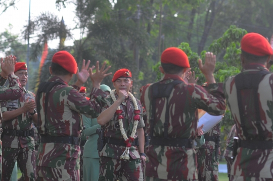 Sertijab Mayjen TNI Deddy Suryadi Resmi Jadi Komandan Kopassus yang Baru