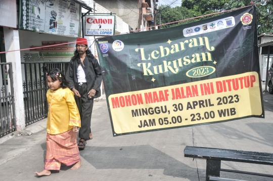 Kemeriahan Lebaran Kukusan di Depok