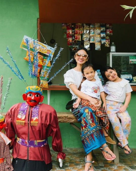 Cinta Budaya Betawi, Intip Ulang Tahun Anak Andien Aisyah yang Bertema Ondel-Ondel