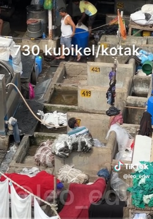 Potret Tempat Laundry Terbesar di Dunia, Ada di Kota Mumbai India Dibangun Inggris