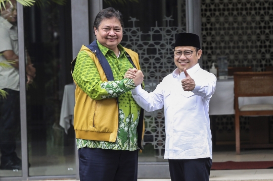 Salam Komando, Airlangga dan Cak Imin Sepakat Bentuk Koalisi Inti di Pemilu 2024