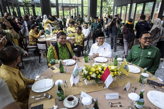 Salam Komando, Airlangga dan Cak Imin Sepakat Bentuk Koalisi Inti di Pemilu 2024