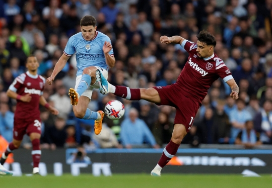 Momen Manchester City Kudeta Arsenal Usai Bekuk West Ham 3-0 di Liga Inggris