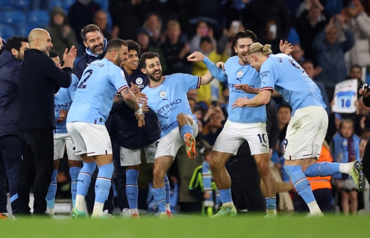 Momen Manchester City Kudeta Arsenal Usai Bekuk West Ham 3-0 di Liga Inggris