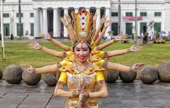 Ribuan Penari dari Berbagai Negara Ramaikan Hari Tari Sedunia di Kota Tua Jakarta