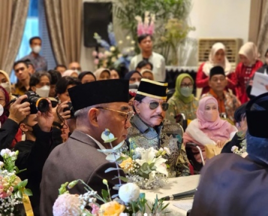 Penuh Wibawa, Potret Mertua Eks Panglima TNI jadi Saksi Nikah Anak Mantan Danrem