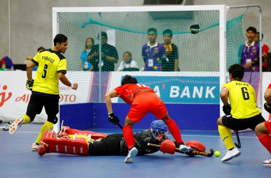 Tekuk Malaysia, Timnas Hoki Indoor Indonesia Cetak Sejarah Raih Emas di SEA Games