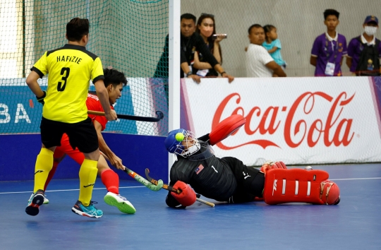 Tekuk Malaysia, Timnas Hoki Indoor Indonesia Cetak Sejarah Raih Emas di SEA Games