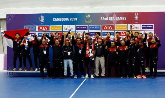 Tekuk Malaysia, Timnas Hoki Indoor Indonesia Cetak Sejarah Raih Emas di SEA Games