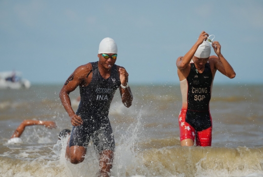 Rashif Amila Yaqin Tambah Koleksi Medali untuk Indonesia di Cabang Triathlon