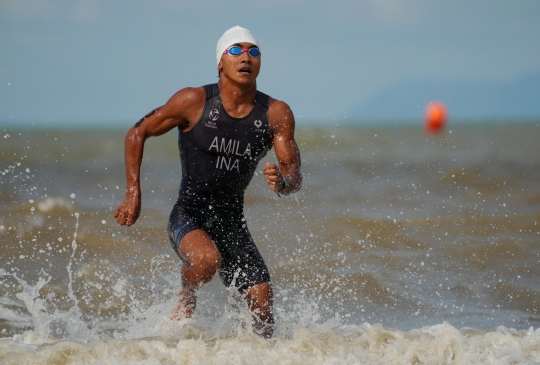 Rashif Amila Yaqin Tambah Koleksi Medali untuk Indonesia di Cabang Triathlon