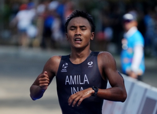 Rashif Amila Yaqin Tambah Koleksi Medali untuk Indonesia di Cabang Triathlon