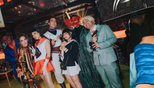 Potret Bunga Citra Lestari Jadi Sailor Mars di Aries Party, Kaki Glowing Bikin Salfok