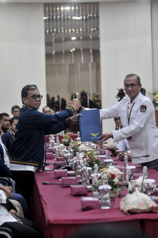 KPU Terima Pendaftaran 580 Bacaleg dari Partai Garuda