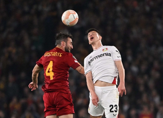 Aksi Serigala Roma Bungkam Bayer Leverkusen 1-0