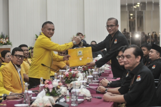 KPU Terima Berkas Pendaftaran 580 Bacaleg dari Partai Golkar