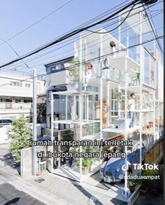 Mengintip Rumah Terunik Dunia Ada di Tokyo, Semua Desainnya Serba Tembus Pandang