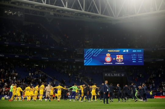 Tekuk Espanyol, Barcelona Juara La Liga Spanyol