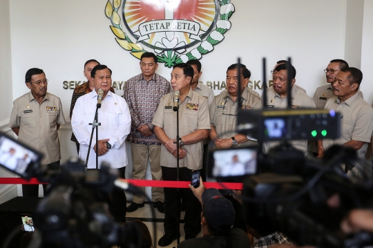 Kunjungan Silaturahmi Prabowo Menyambangi PP Polri