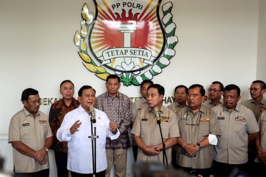 Kunjungan Silaturahmi Prabowo Menyambangi PP Polri