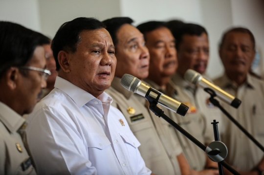 Kunjungan Silaturahmi Prabowo Menyambangi PP Polri