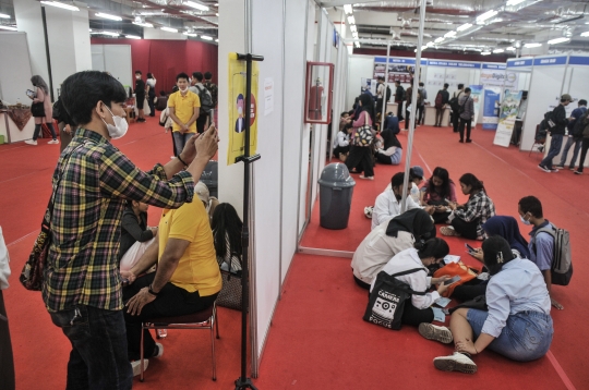 Antusiasme Pencari Kerja Serbu Jakarta Job Fair 2023