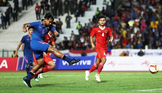 Foto: Ini Selebrasi Provokatif Thailand di Bench Timnas Indonesia yang Picu Keributan