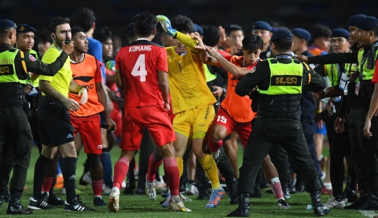 Momen Keributan Final SEA Games, Manajer Timnas Indonesia Dipukuli Staf Thailand