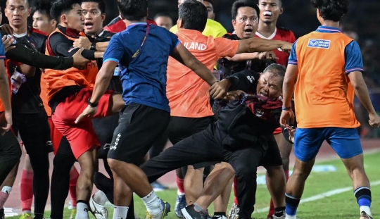 Momen Keributan Final SEA Games, Manajer Timnas Indonesia Dipukuli Staf Thailand