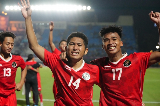 Tangis Haru Pemain Timnas Indonesia Saat Juara SEA Games 2023