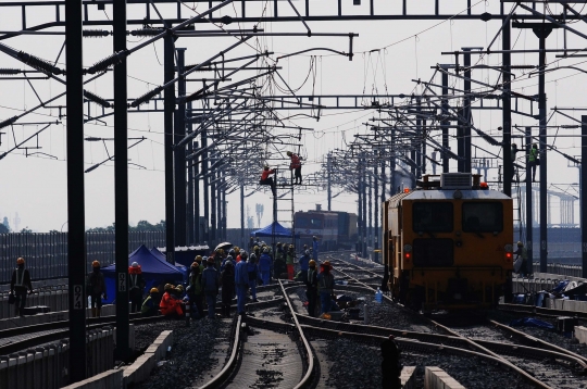 Progres Kereta Cepat Jakarta-Bandung Terus Dikebut Jelang Operasional Agustus