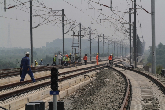 Kondisi Terkini Stasiun Karawang Jelang Tes Fungsi Kereta Cepat Jakarta-Bandung