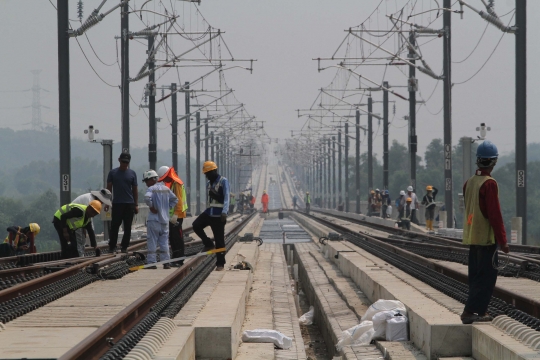 Kondisi Terkini Stasiun Karawang Jelang Tes Fungsi Kereta Cepat Jakarta-Bandung