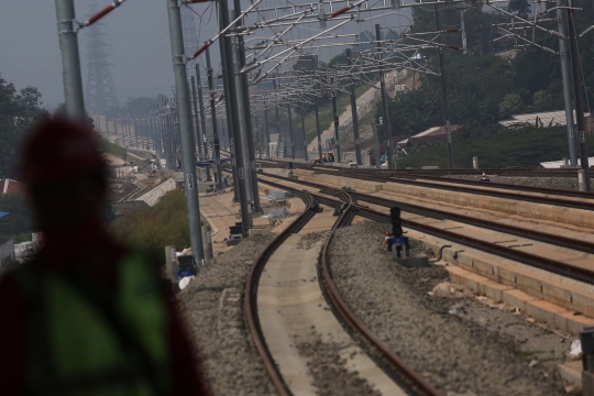 Kondisi Terkini Stasiun Karawang Jelang Tes Fungsi Kereta Cepat Jakarta-Bandung