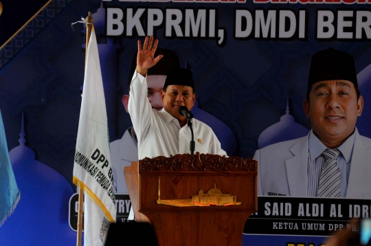 Momen Prabowo Didoakan Jadi Presiden Saat Hadiri Silaturahmi di Masjid Istiqlal