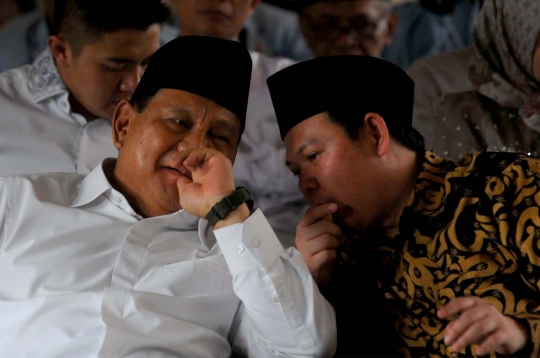 Momen Prabowo Didoakan Jadi Presiden Saat Hadiri Silaturahmi di Masjid Istiqlal