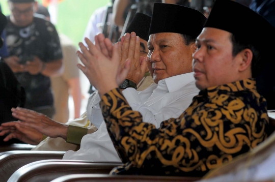 Momen Prabowo Didoakan Jadi Presiden Saat Hadiri Silaturahmi di Masjid Istiqlal