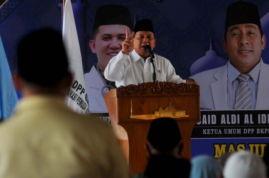 Momen Prabowo Didoakan Jadi Presiden Saat Hadiri Silaturahmi di Masjid Istiqlal