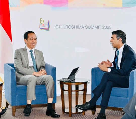 Momen Presiden Jokowi Ajak PM Inggris Berinvestasi di IKN