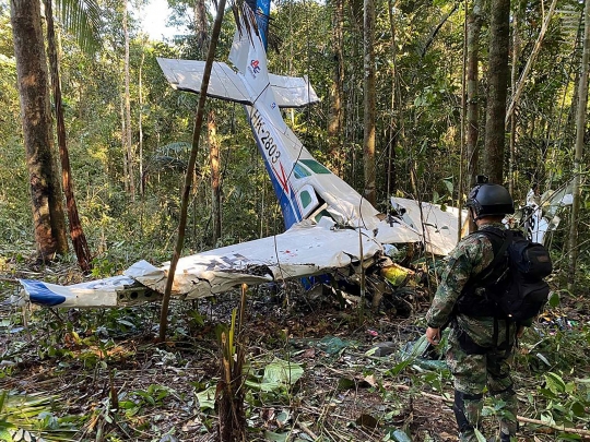 Misteri Nasib Anak-Anak Korban Pesawat Jatuh di Hutan Amazon, Sudah Dua Minggu Hilang